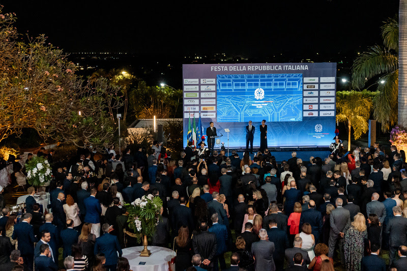 Embaixada da Itália celebra 80 anos da República Italiana em Brasília